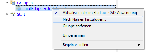 Nach Namen hinzufügen