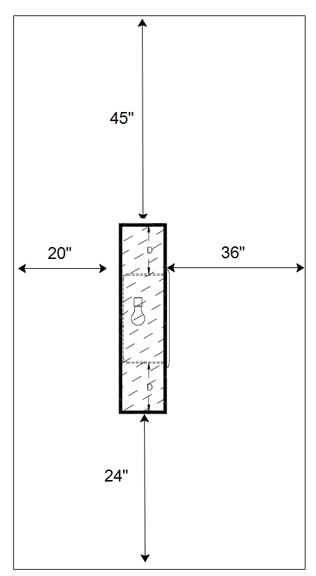 Gehäuse in der Luft