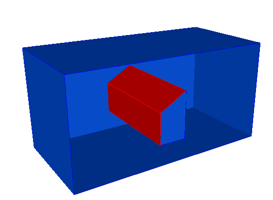 Flächenteil eines Volumens