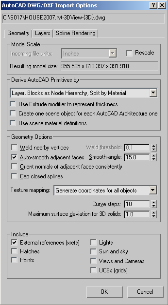 3ds Max | Import: Geometry Panel | Autodesk