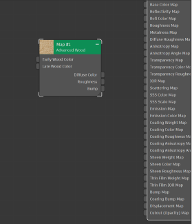 Screenshot of the view window in the slate material editor