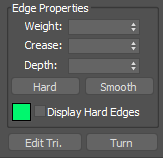 3ds Max 2024 Help, Editable Poly (Edge)