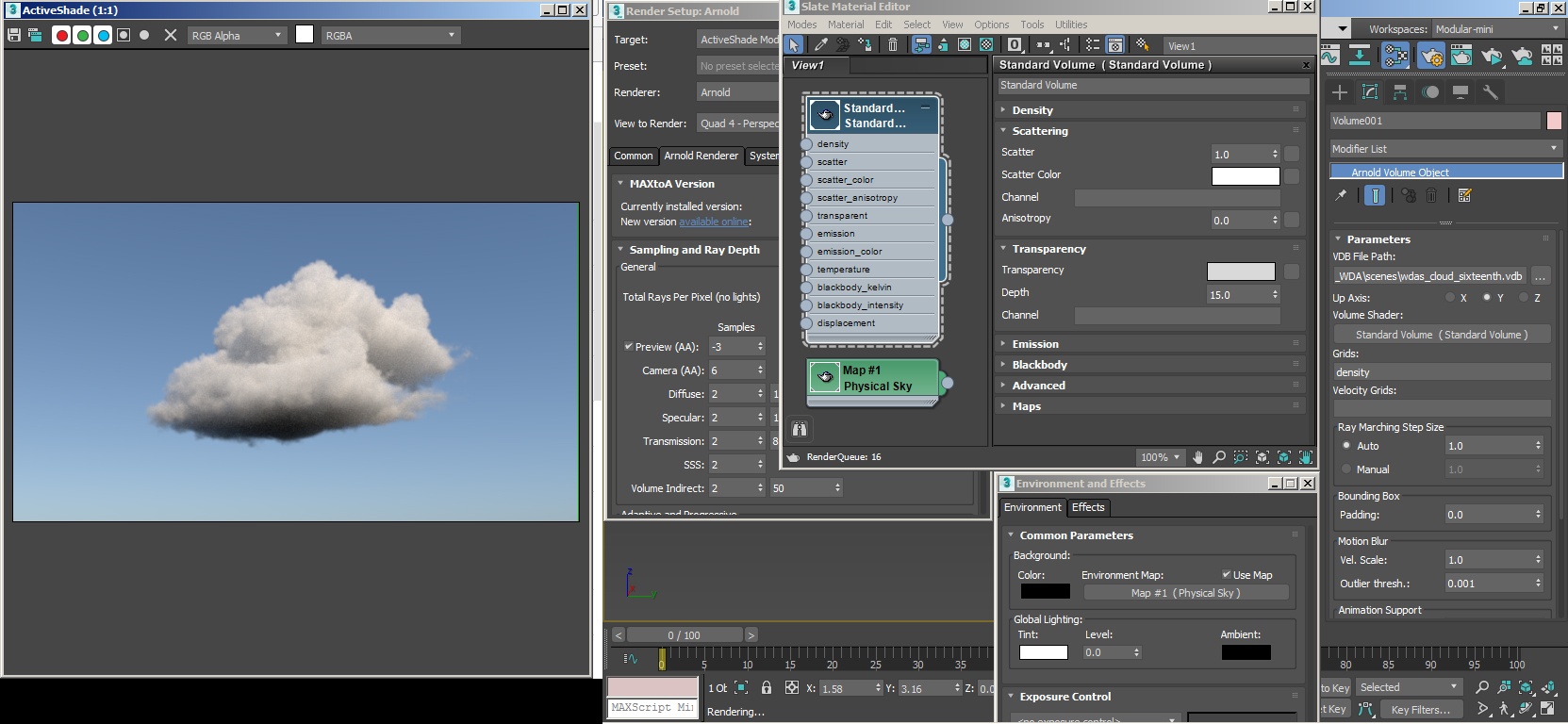 Rendering a Cloud tutorial