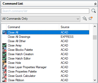 AutoCAD 2024 Help, To Customize Search Tags for Commands