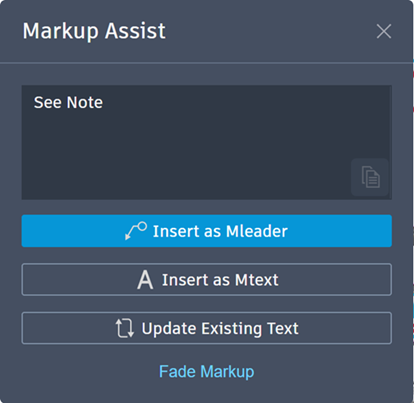 AutoCAD 2024 Help | Markup Assist | Autodesk