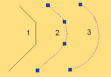 Drawing Smooth Curved Links in Diagrams and Networks