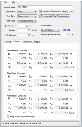 constants tab