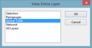 List of layers dialog