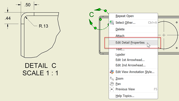 Inventor 2023 Help, To Project Geometry from a Drawing View to a Sketch