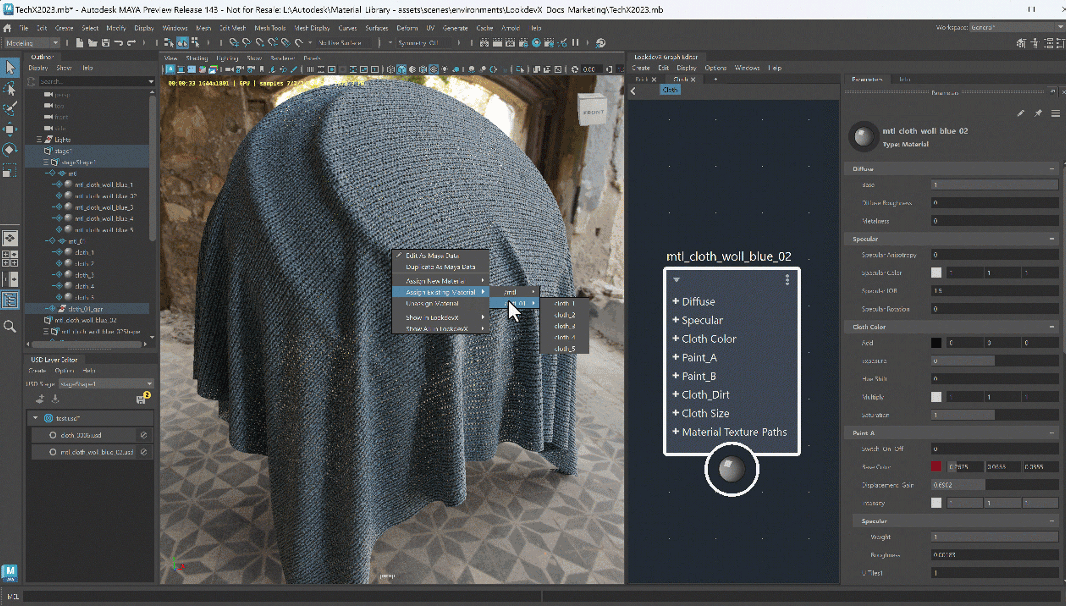 Texture – Graph workflow