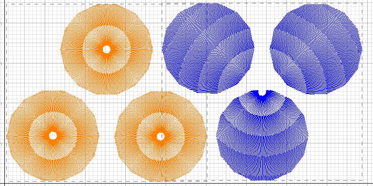 Help, Radial hatching reference
