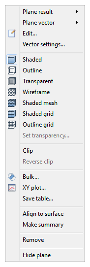 result right click plane