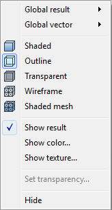 right click on model
