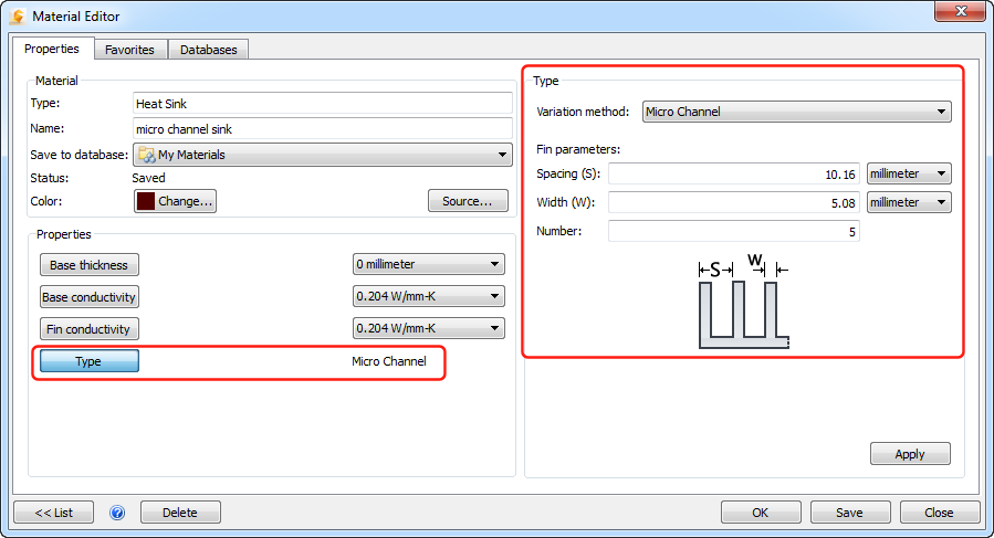 material editor