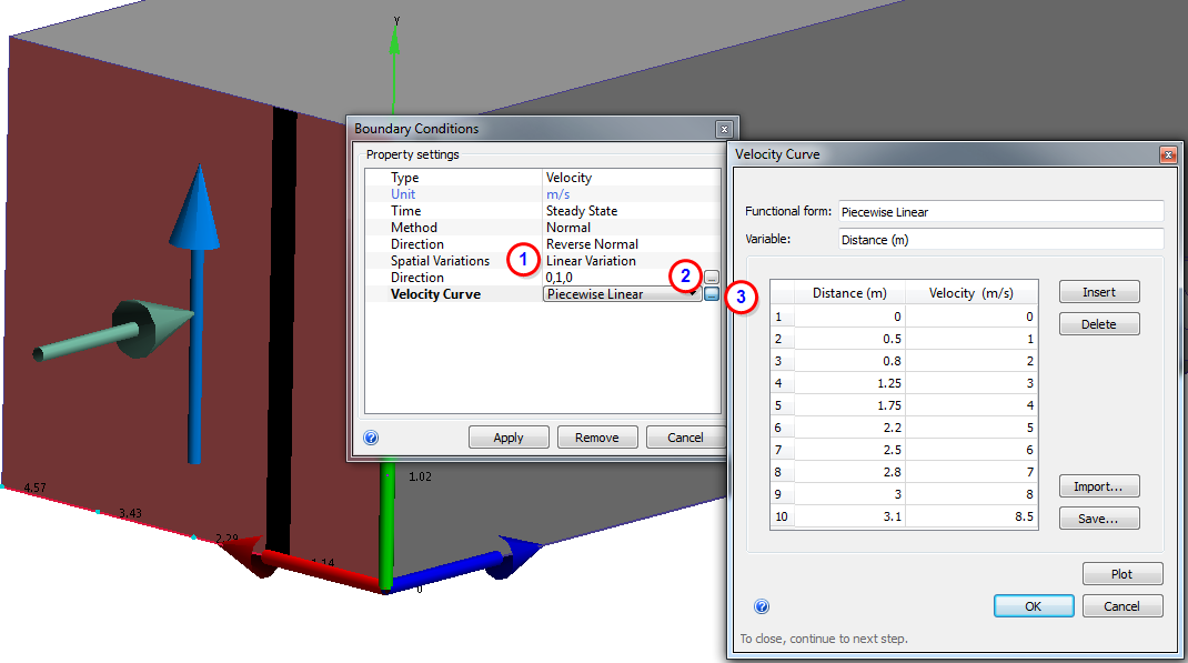 assign linear variation