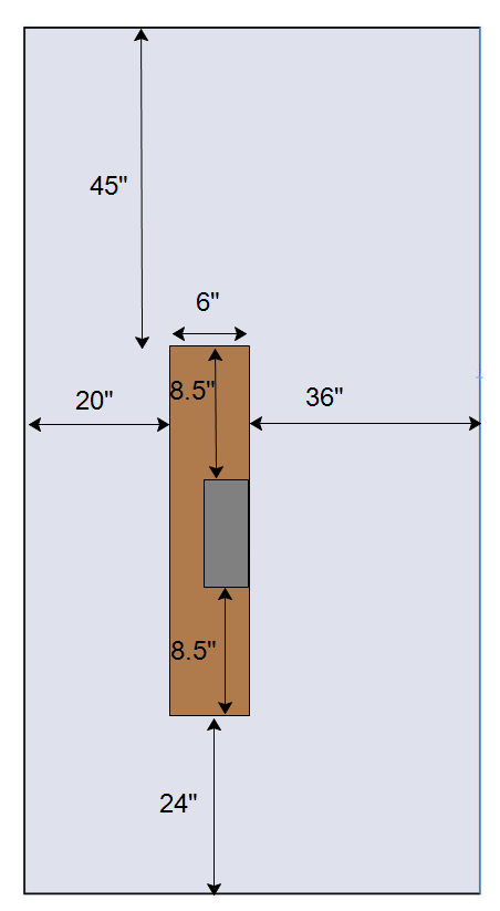 recessed hardwoood