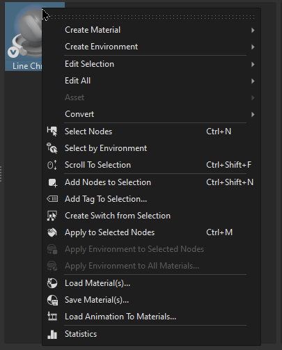 Materials section and Material Preview pane