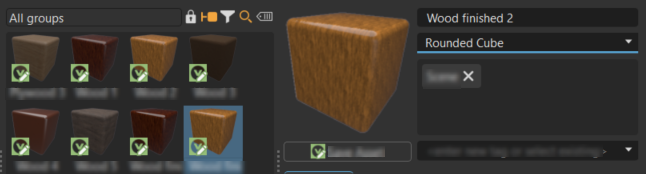 Cube Material Preview