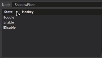Enabled and defaault states