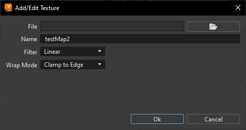 Add/Edit Texture dialog