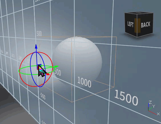 Displaying the clipping plane manipulator