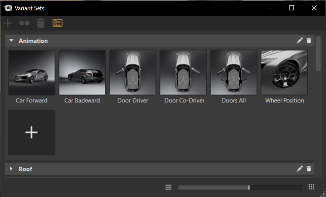 Variant Sets Display Mode