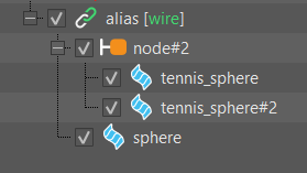 Image of the imported Alias layer folder