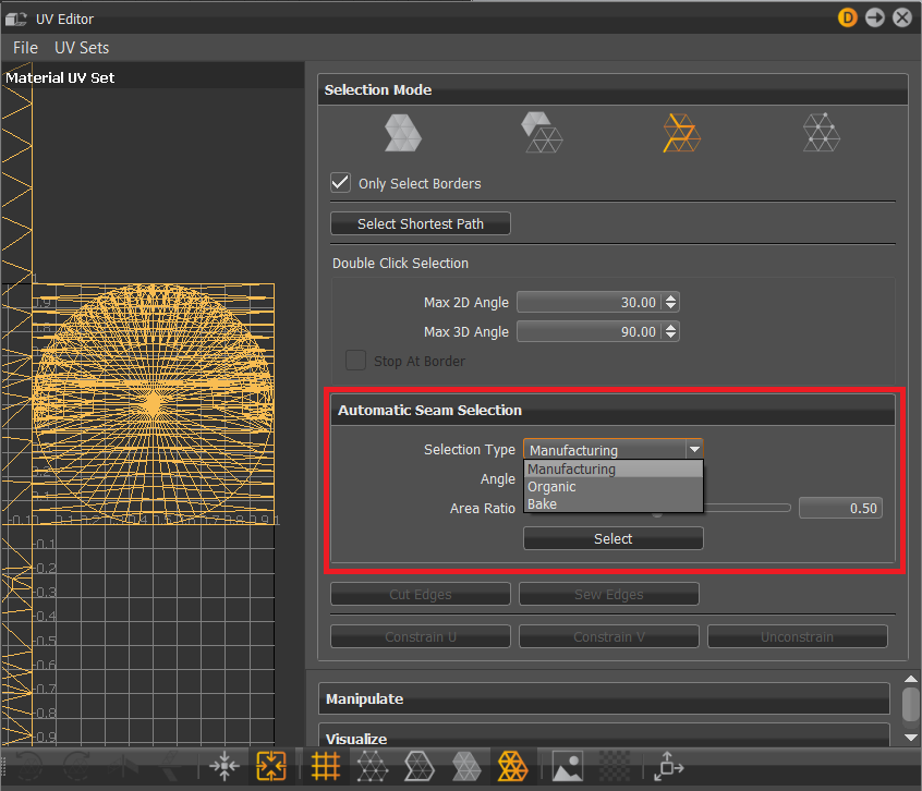 Automatic Seam Selection