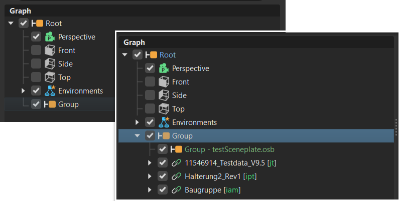 Add File Group Child Tree View