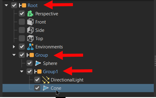 Working with the Scenegraph