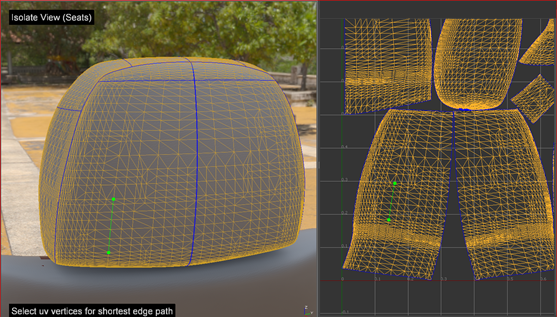 Define the edge selection path