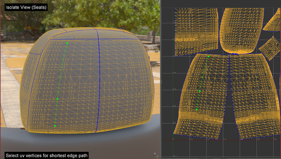shortest path connecting each way point