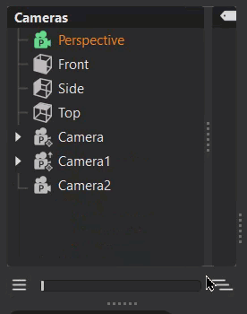 Collapsed and expanded tree