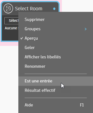 Is Input menu option with its checkmark cleared