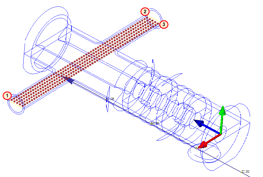 modèle de tracé du robinet