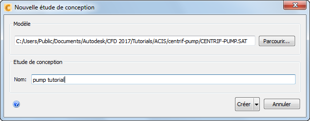 nouvelle étude de conception