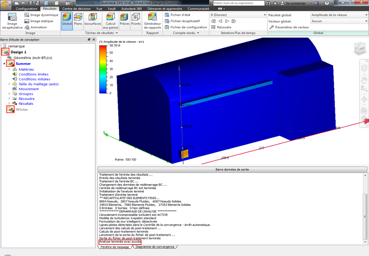 exécution terminée