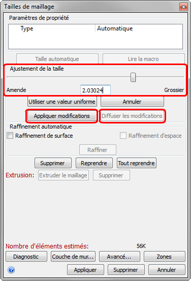 rendre le maillage plus grossier