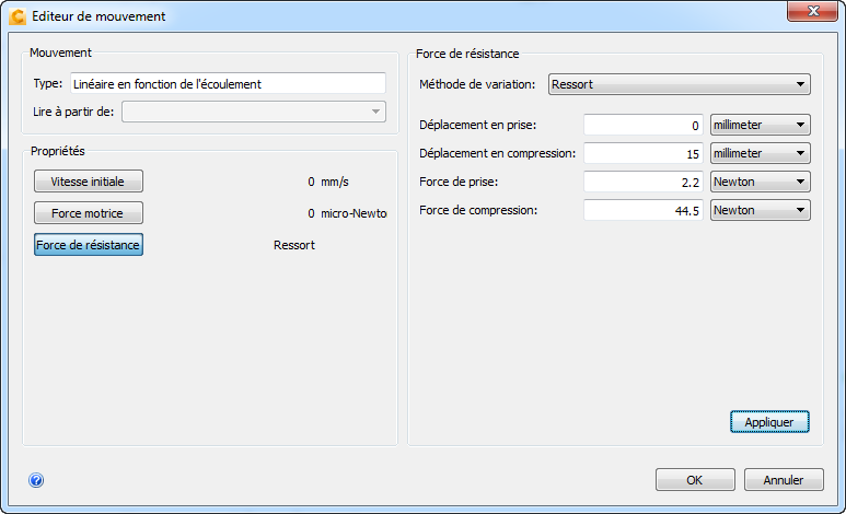 éditeur de mouvement