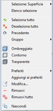 fare clic con il pulsante destro del mouse sulla parte in Condizioni al contorno