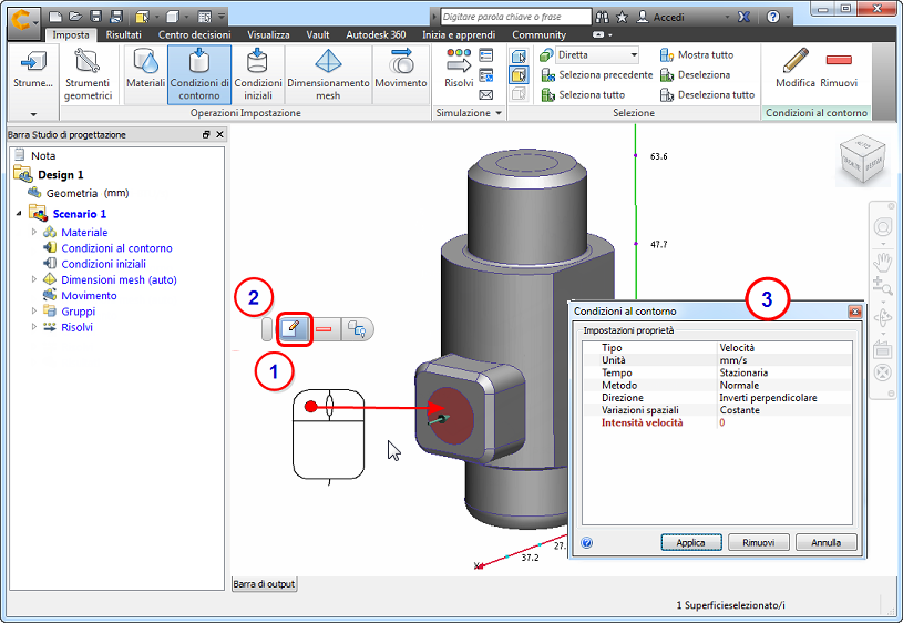preferenze di Airlook sulla barra multifunzione