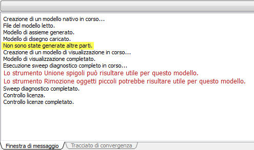 nessuna parte aggiuntiva