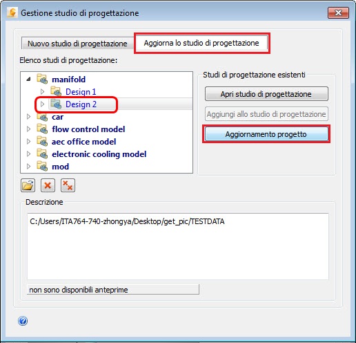 Gestione studio di progettazione
