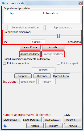 rendere grossolana la mesh