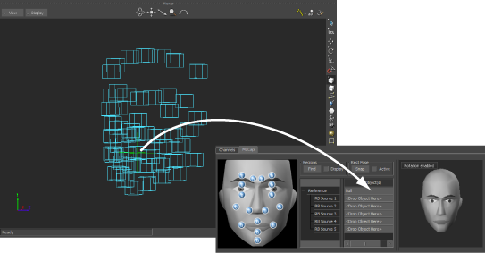 MotionBuilder ヘルプ | フェース リファレンスを作成する | Autodesk