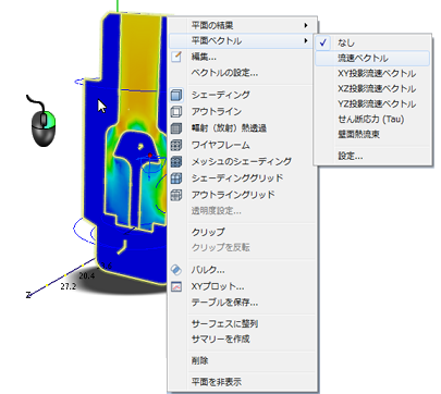 速度ベクトル