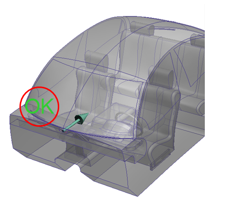 修正された流れ方向