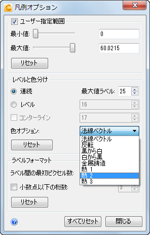 熱のオプション