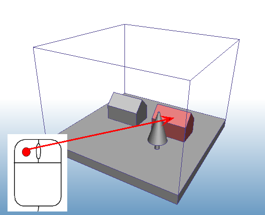 右側の家屋を選択