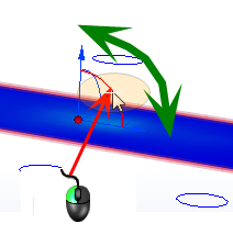 절단 평면 회전